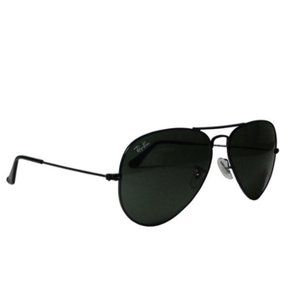 NWOT Black Ray-Ban Aviator Sunglasses with case